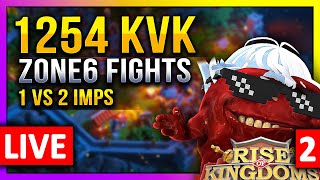 1254 KVK: Zone6 Fights #2 🔥 LIVE! 🔴 #C11503, #1254, #1306, #1834