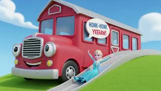 Elsa and Barnyard Friends Bounce and Slide Bus