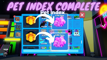 PET INDEX COMPLETE!! Claiming All My Rewards🤑 Mining Simulator 2