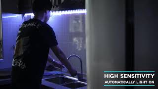 2022 How to install GZBtech under bed light/ motion sensor light