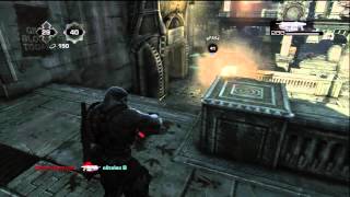 Gears of War 3 - Mercenary King of the Hill on Blood Drive Map Multiplayer HD Gameplay Xbox 360