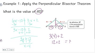 Geometry 5-1: Perpendicular and Angle Bisectors
