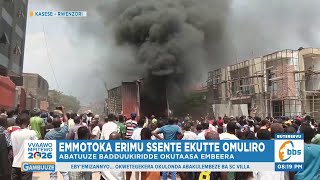 Emmotoka ya Ssente Ekutte Omuliro, Abatuuze Badduukiridde Okutaasa Embeera