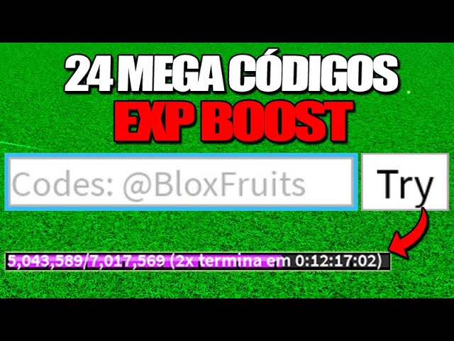 TODOS* OS CÓDIGOS COM 3H DE DOUBLE EXP NO BLOX FRUITS !! « Zetsu3K