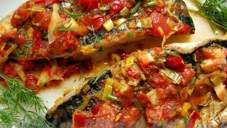 СКУМБРИЯ под ОВОЩНОЙ ШУБОЙ в ДУХОВКЕ. НЕЖНАЯ и СОЧНАЯ РЫБА