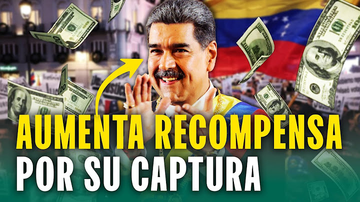 ¡25 millones de dólares por la captura de Nicolás Maduro! ¿Por qué EE.UU solicita su detención?