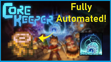How To Make An EARLY Game Fully AUTOMATED Wood Farm In Core Keeper!