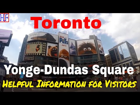 Toronto | Yonge-Dundas Square | Travel Guide | Episode# 9
