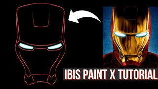 Digital Art - Iron Man | Digital Art Tutorial for Beginners | ibis Paint X screenshot 3