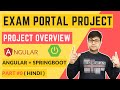 🔴ExamPortal using Boot+ Angular | Project Overview | Project Demo| Software Required| Examportal #0