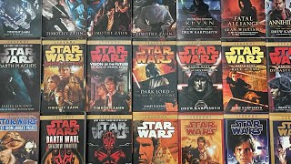 My Star Wars Book Collection (Legends, Canon, Junior Novels, and Reference Books)