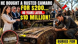 He Bought a Rusted Camaro for $200… 40 Years Later It Was Worth $10 Million!