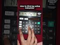 How to find Log using Calculator(+_×÷)