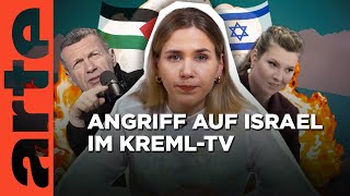 Hamas-Angriff auf Israel im Kreml-TV | Masha On Russia | ARTE