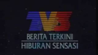 TV3 Malaysia Ident (1990-1994) with Slogan Berita Terkini Hiburan Sensasi (1992-1994)