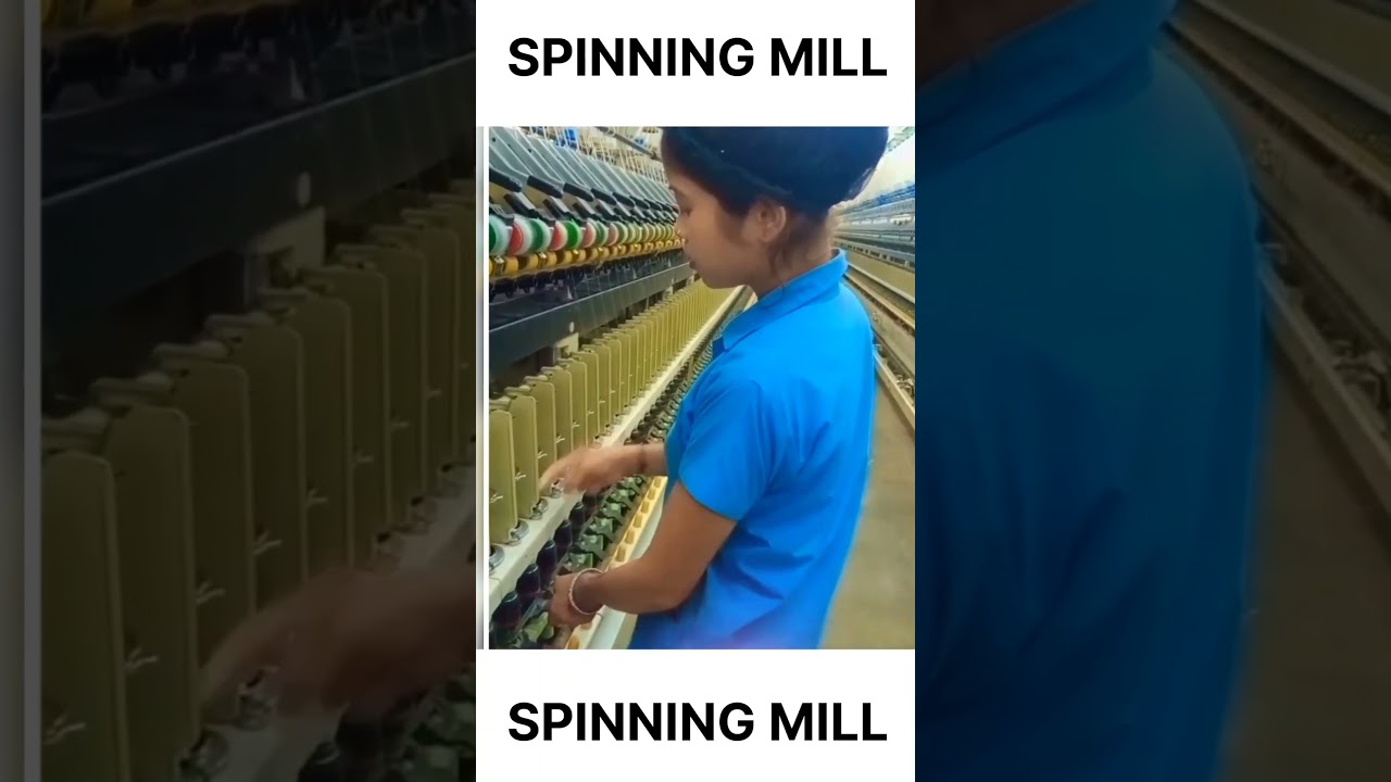 Spinning Ring frame me kaise Kam korti hai dekho 