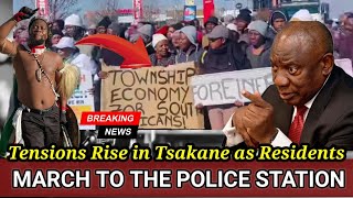 Tsakane Residents March to Police Station Over IIICommunity Grievances