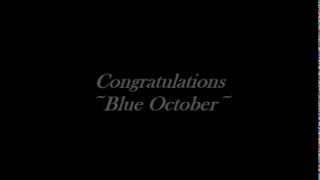 Congratulations - Blue October Lyrics Video