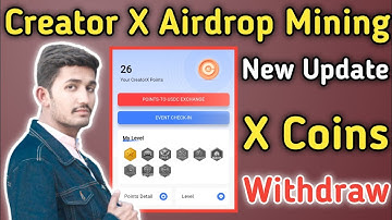 Creatorx Airdrop mining App | Creatorx Account Create Withdraw | X coin Claim Airdrop Crypto 2025