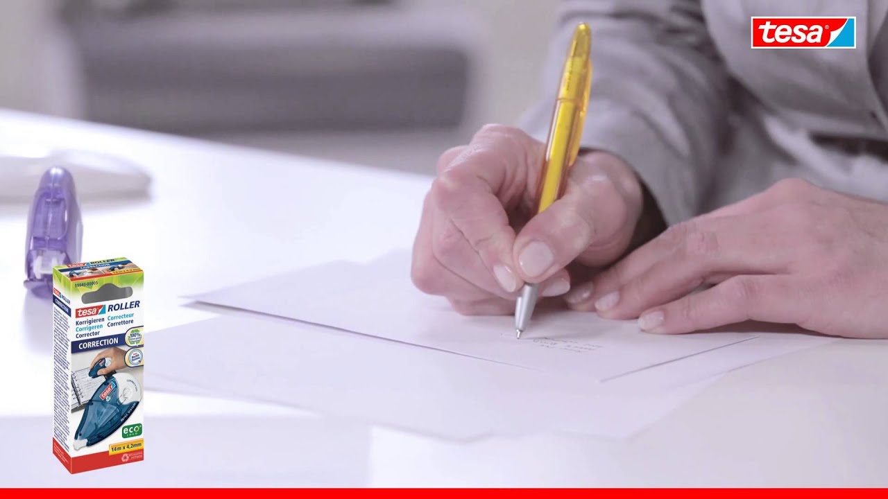 tesa Roller Korrigieren ecoLogo Nachfüllroller