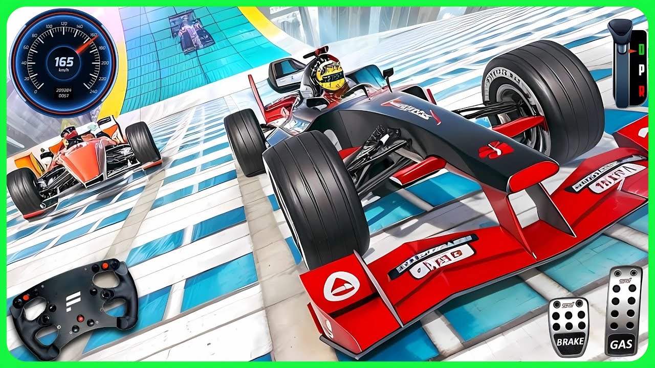 F1 Formula Car Ramp Racing - GT Car Stunt Master 3D - Android GamePlay ...
