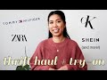 Winter thrift haul and try - on (Pt. 2) | Calvin Klein, Tommy Hilfiger, Zara, and more