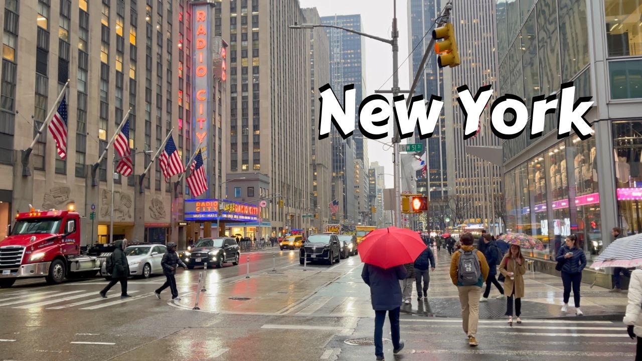 ⁣New York City Walk - Manhattan Virtual Tour - United States Travel Video