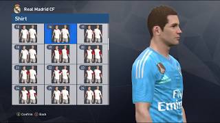 How to Get Licensed Real Madrid Team kit 2017/2018 in PES 2017 Edit Mode