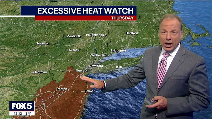 WNYW Fox 5 New York Weather with Nick Gregory at 1...