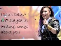 Really don't care demi lovato lyrics