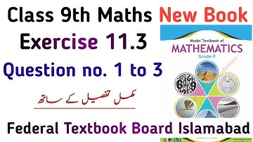 Chapter 11 Exercise 11.3 Class 9th NBF New Book FBISE Board | Unit 11 Exercise 11.3 | Learning Zone