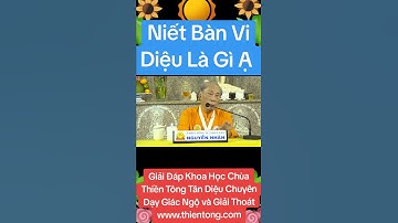 NIẾT BÀN VI DIỆU LÀ GÌ Ạ & GIẢI ĐÁP KHOA HỌC CHÙA THIỀN TÔNG TÂN DIỆU