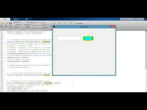 Matlab GUI-Hello World