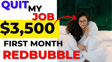 How to Make $3,500 A Month On Redbubble GUARANTEED With No Experience! Easiest Side Hustle 2023