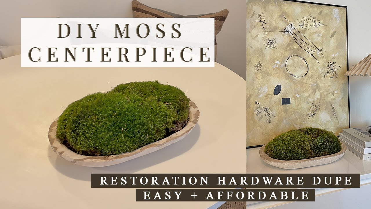 Moss Bowl Centerpiece