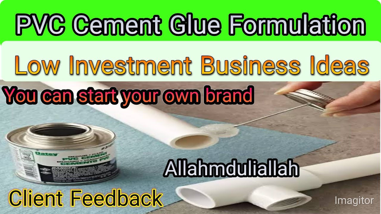 High quality PVC Glue cement solvent solution Formulation client