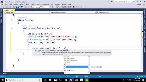 Number Series 1,5,9,13,17,21...: creating a console application
