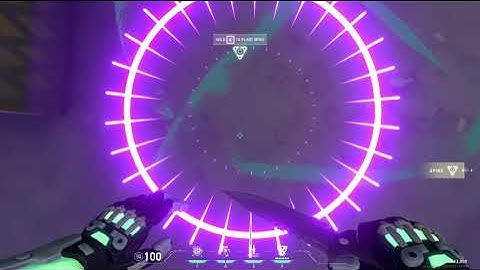 Weird circle at The Range in Valorant. Glitch or new agent leak?