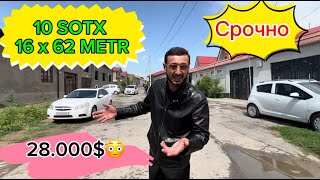 10 SOTX 16X62 METR 3 XONA UY SOTILADI ARZON ULGURIB QOLING! TOSHKENT SHAXAR SERGELI TUMANI !