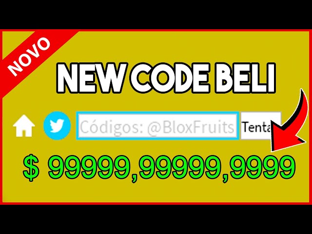CORRE!! NOVO CÓDIGO DE 800K DE BELI NO BLOX FRUITS (roblox) 