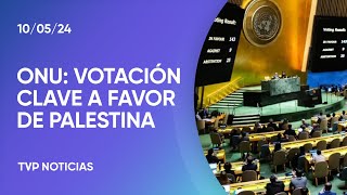 Asamblea de la ONU aprueba ingreso de Palestina e Israel refuerza su ofensiva a Gaza