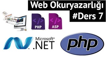 PHP - ASP NEDİR? | Web Okuryazarlığı Dersleri