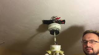How To Connect The Wiring For A Ceiling Fan And Light Fixture Where To Connect The Extra Red Wire