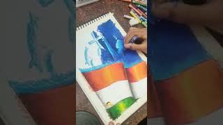 Independence day drawing | Indian national flag drawing | Realistic drawing | screenshot 4