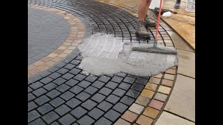 How to Point a Stone Sett Patio and Driveway with GftK's vdw 800 Epoxy Paving Jointing Mortar