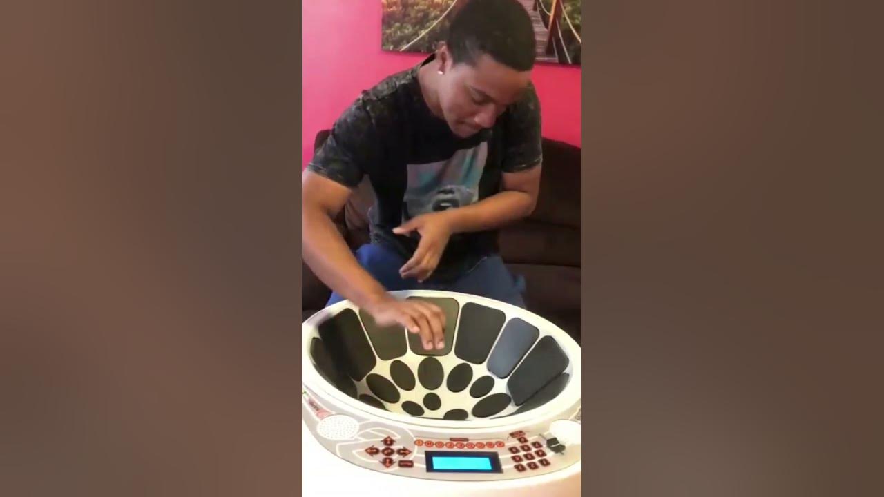 The steel pan drum Magical