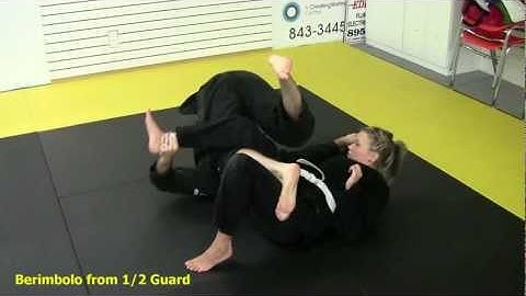Berimbolo from Bottom Half Guard