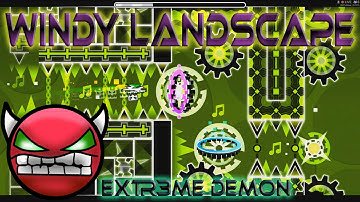 "Geometry Dash" - Windy Landscape (INS4NE Demon)