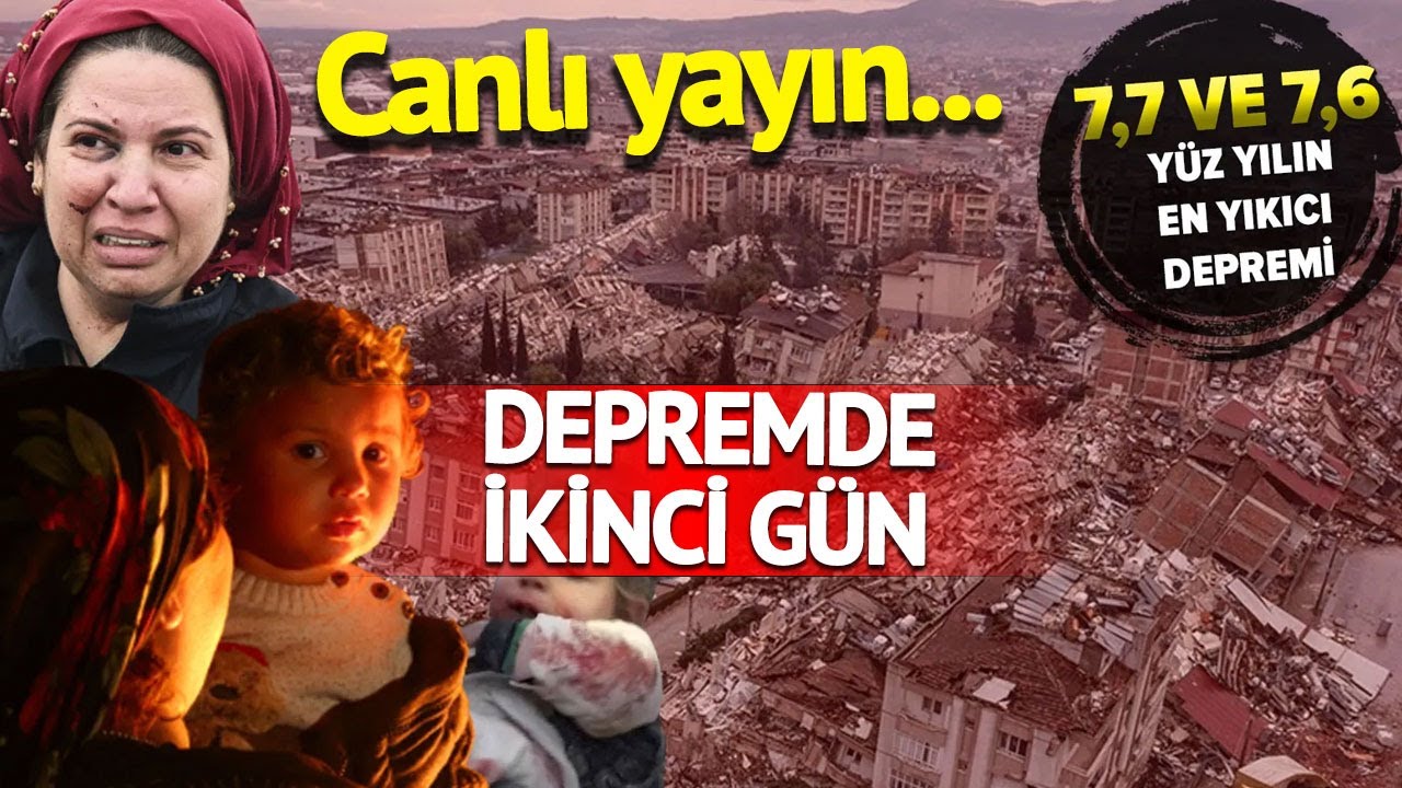 #CANLIYAYIN Deprem Bölgelerinden Çok Acı Görüntüler Geliyor | 2. Gün
