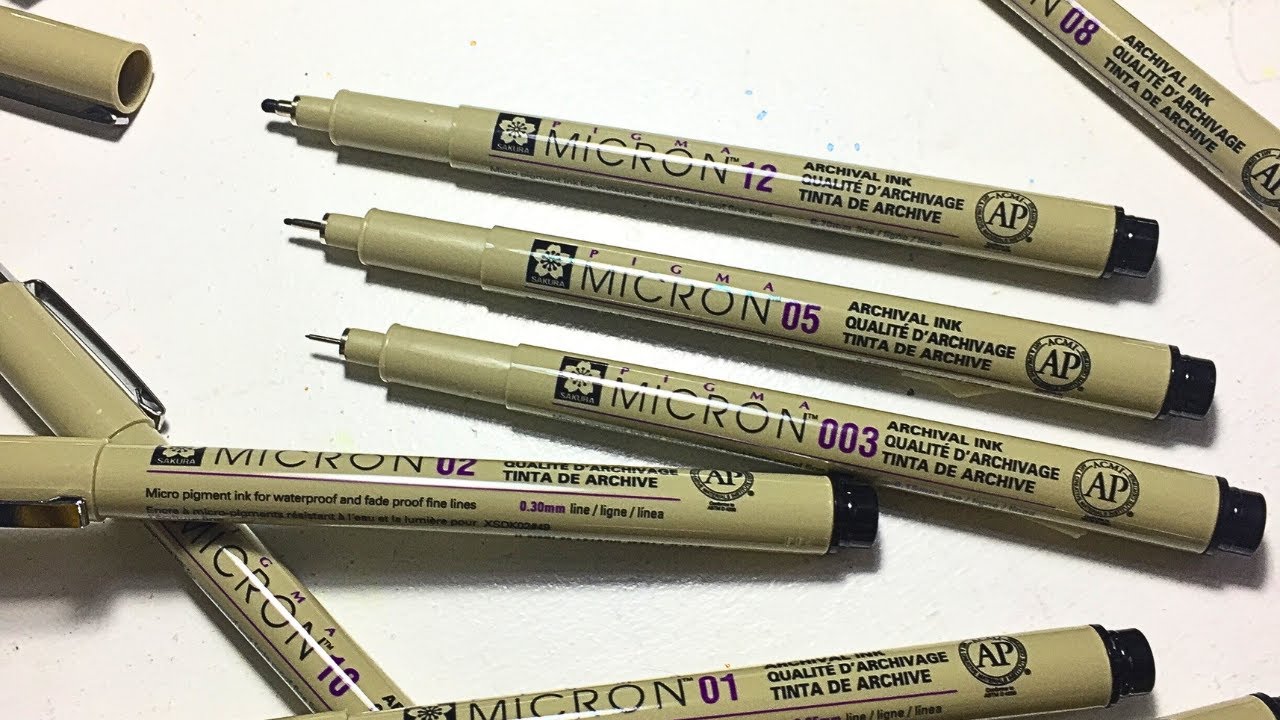 Reviewed - Sakura Pigma Micron Pens » Mega Pencil